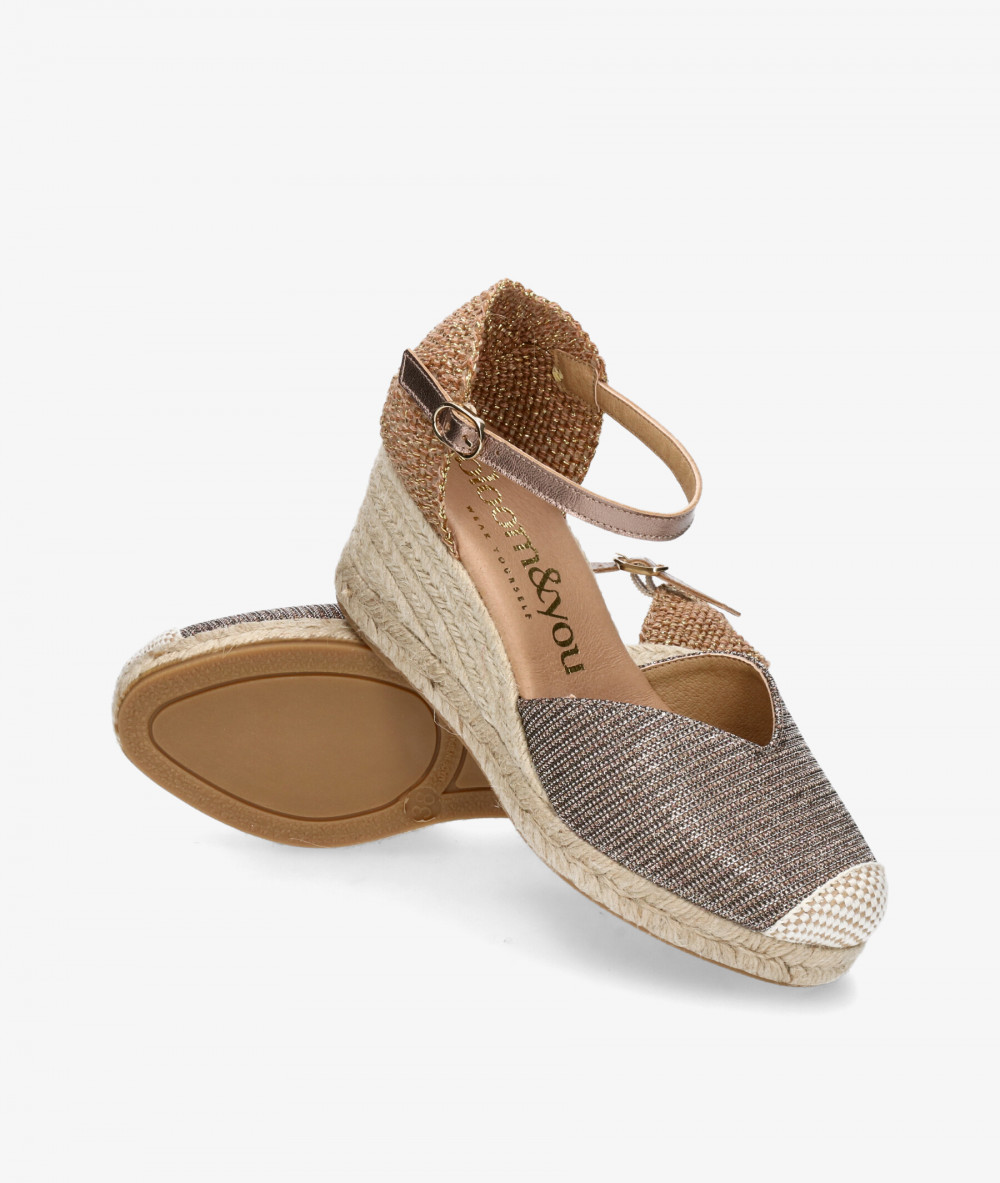bloom&you Espadrilles  NEW PETUNIA in bronze
