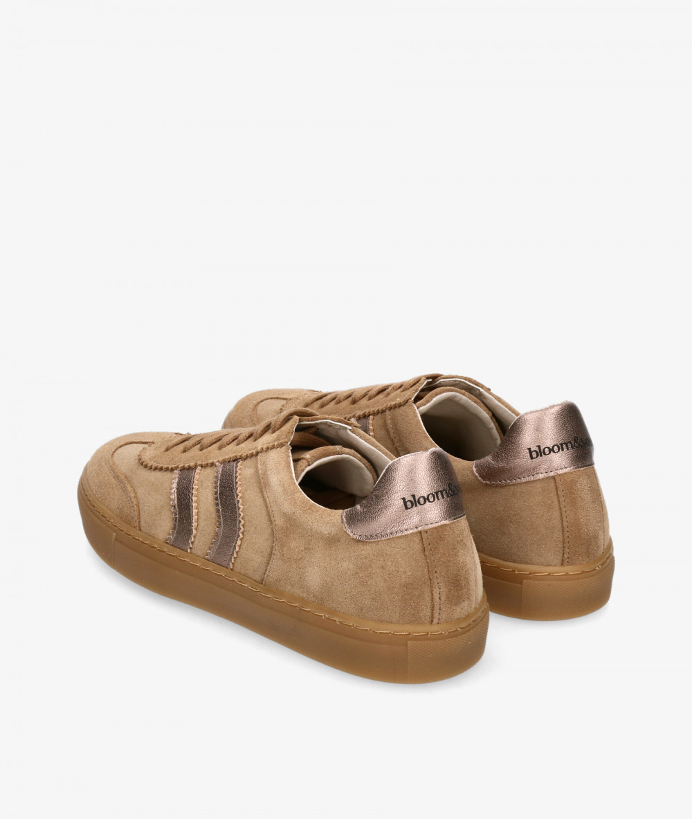 Deportivos bloom&you  NOVA en serraje taupe Deportivos bloom&you  NOVA en serraje taupe