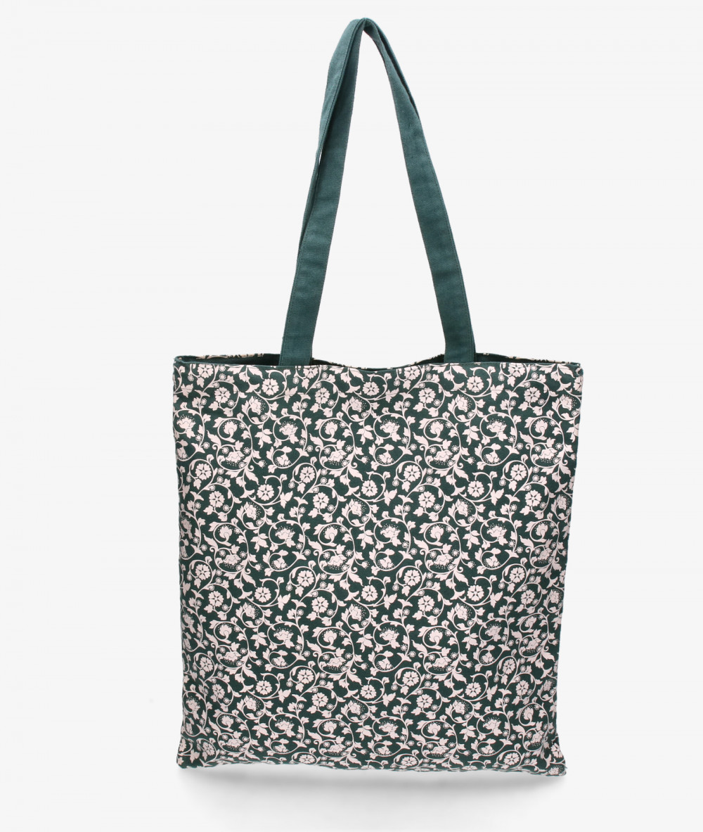 Bolso textil bloom&you FLOWER TOTE en caki