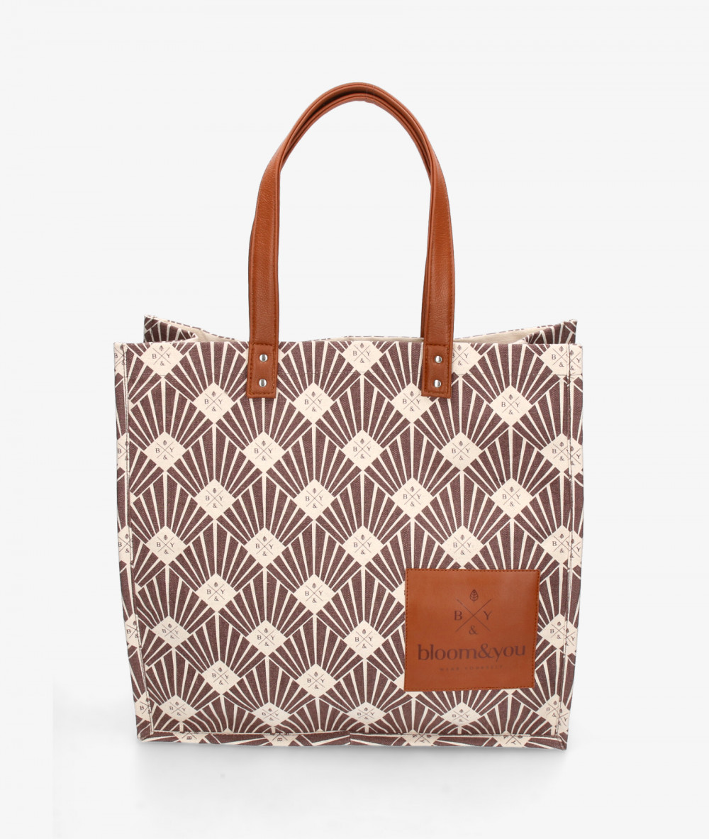 Bolso textil bloom&you B&Y TOTE en marrón