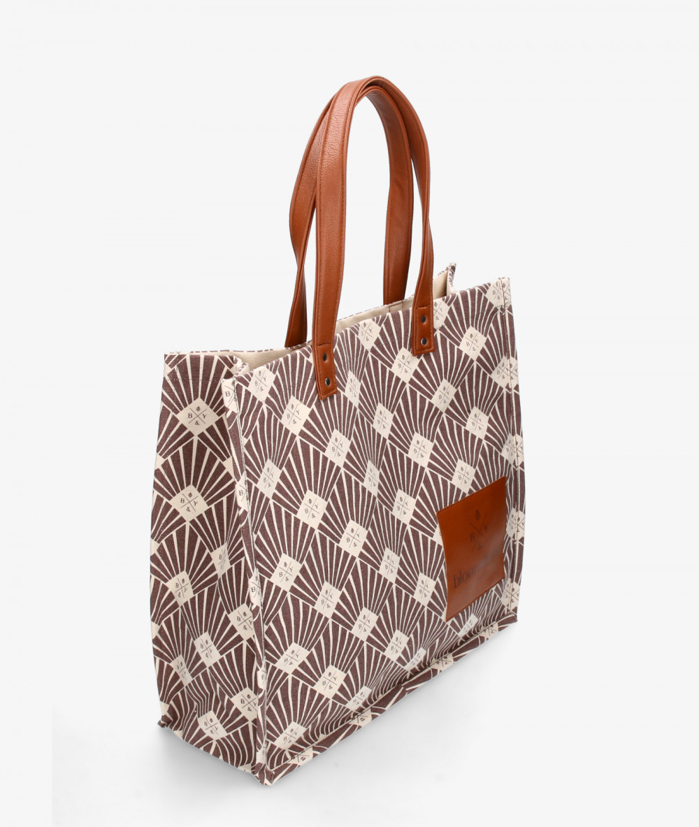 Bolso textil bloom&you B&Y TOTE en marrón