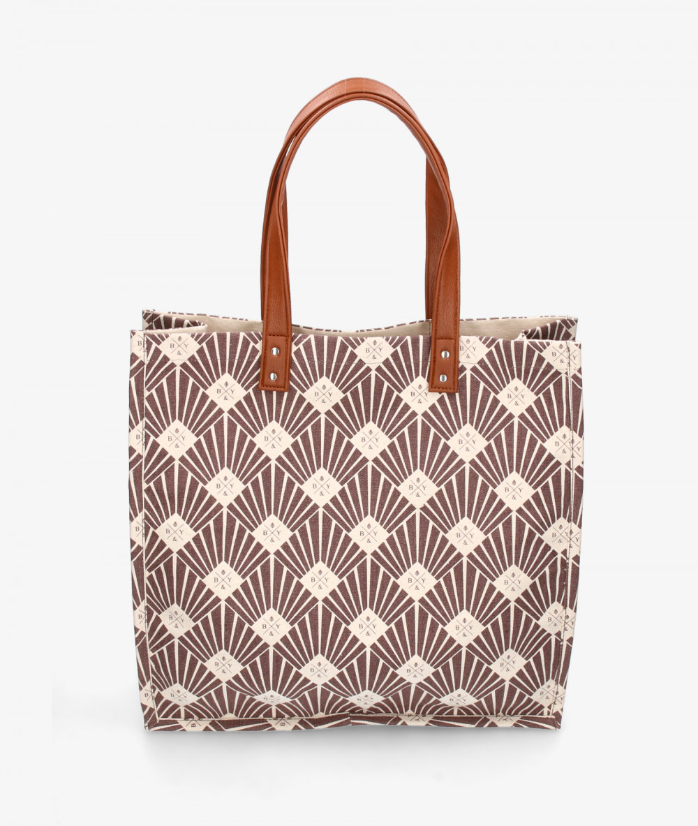 Bolso textil bloom&you B&Y TOTE en marrón
