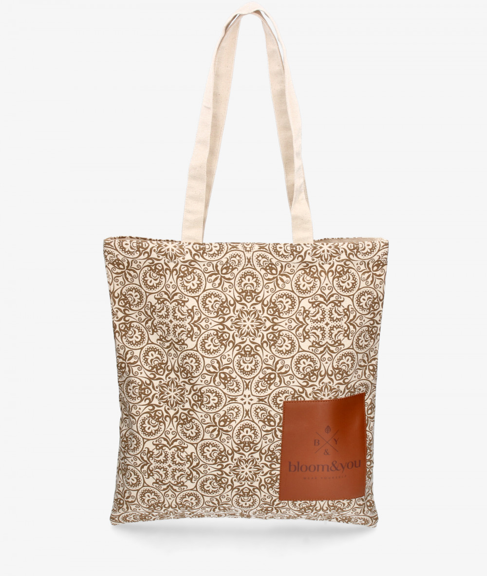 Bolso textil bloom&you PARSLEY CAMEL TOTE en camel