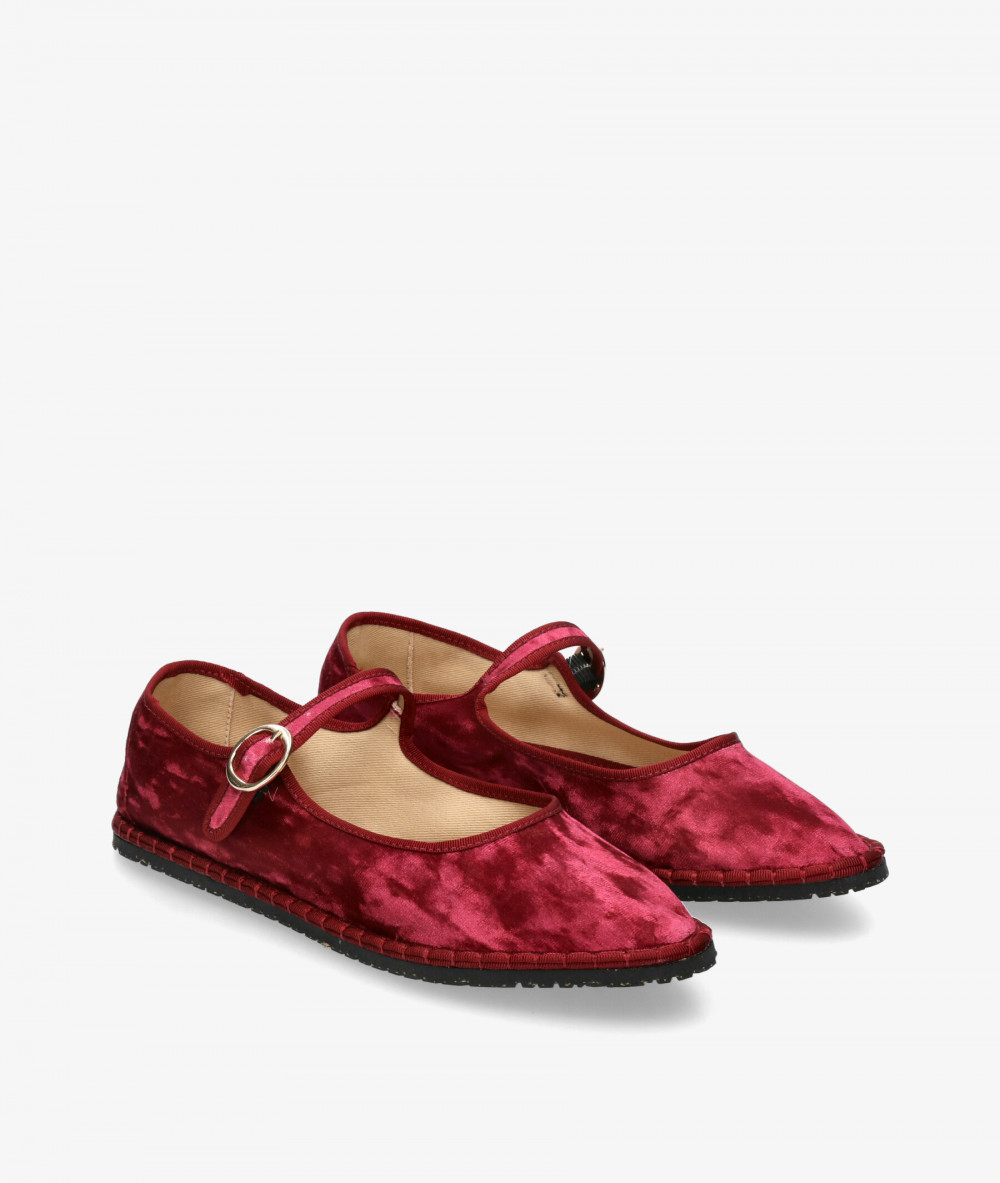 bloom&you Ballerinas VALENTINA in BURDEOS TERCIOPELO bloom&you Ballerinas VALENTINA in BURDEOS TERCIOPELO