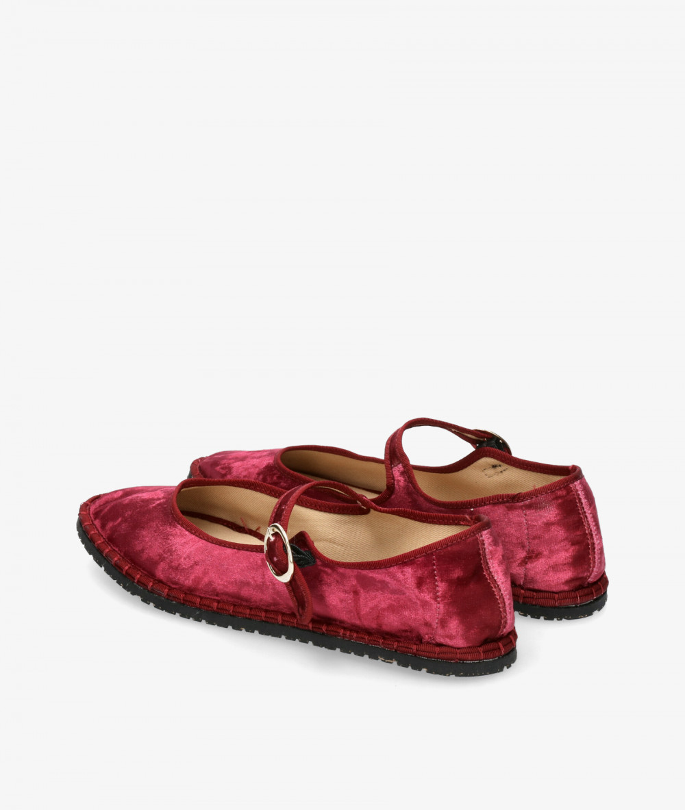 bloom&you Ballerinas VALENTINA in BURDEOS TERCIOPELO bloom&you Ballerinas VALENTINA in BURDEOS TERCIOPELO
