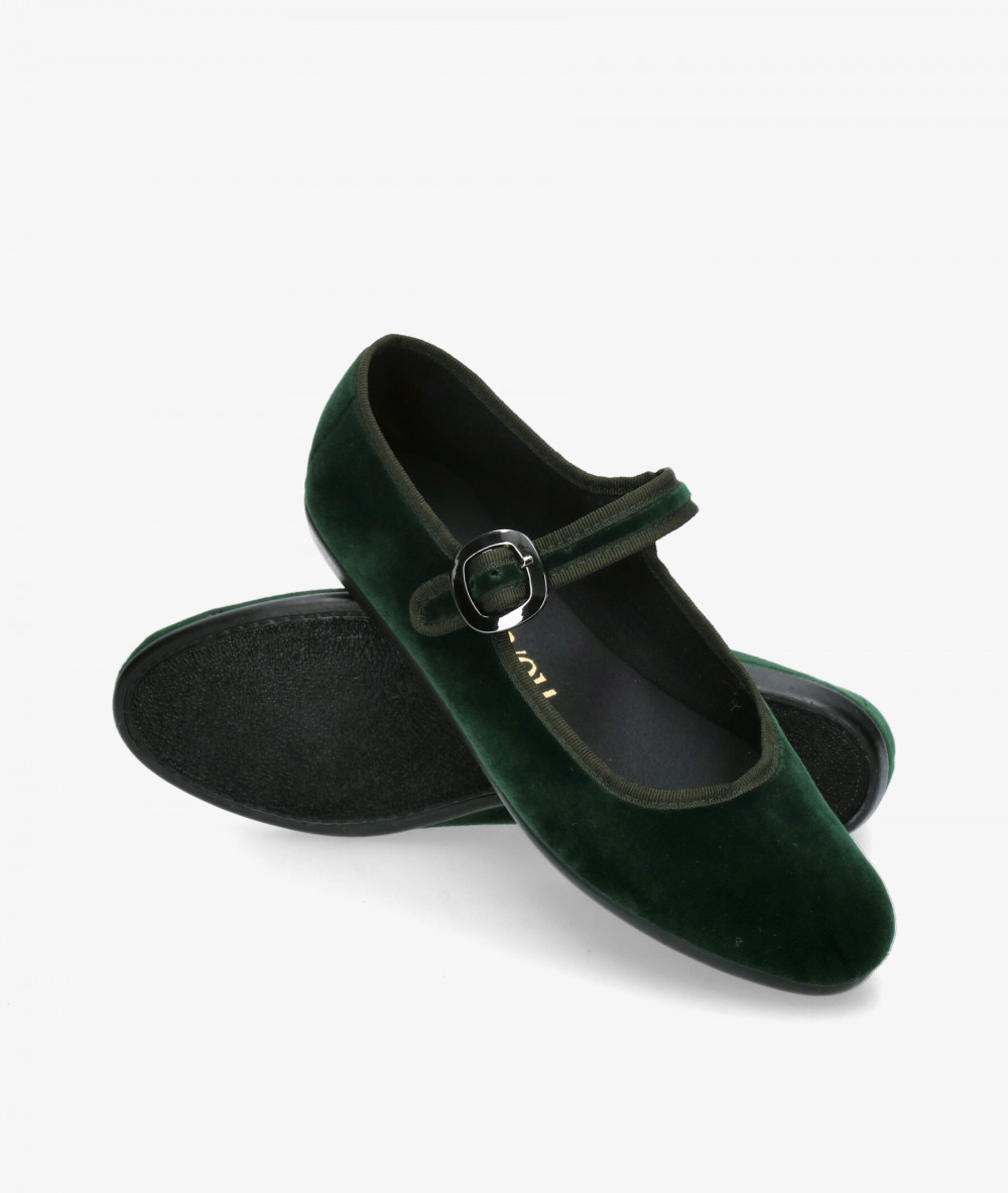 bloom&you Ballerinas ABBIE in VERDE TERCIOP bloom&you Ballerinas ABBIE in VERDE TERCIOP