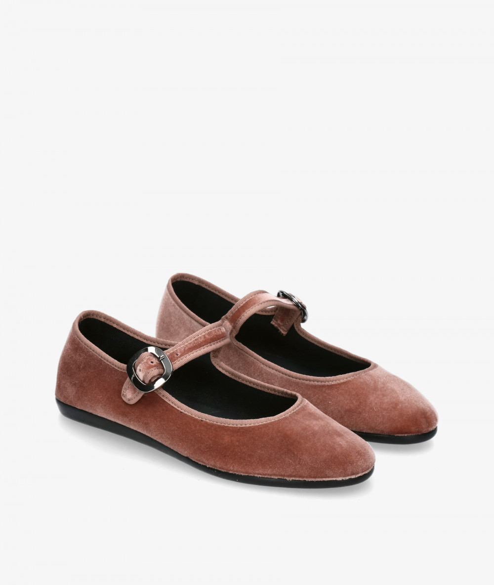 bloom&you Ballerinas ABBIE in NUDE TERCIOPELO bloom&you Ballerinas ABBIE in NUDE TERCIOPELO