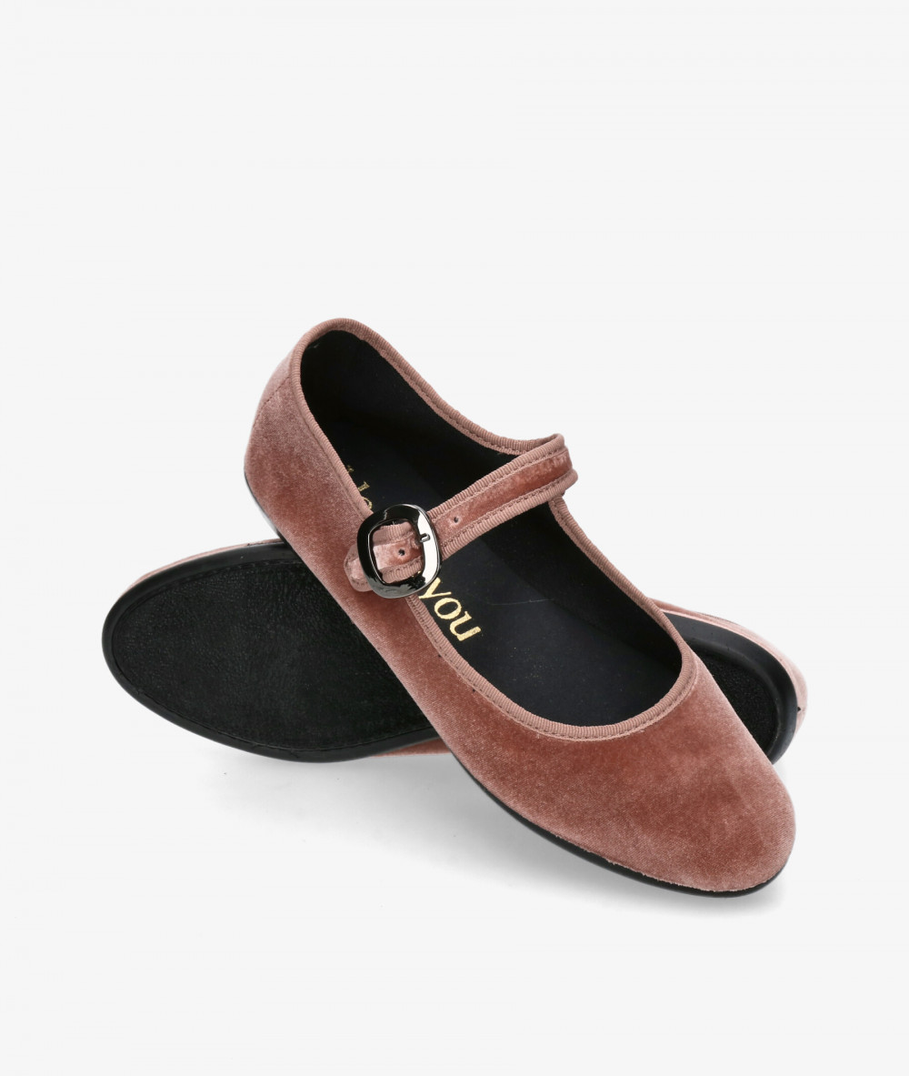 bloom&you Ballerinas ABBIE in NUDE TERCIOPELO bloom&you Ballerinas ABBIE in NUDE TERCIOPELO