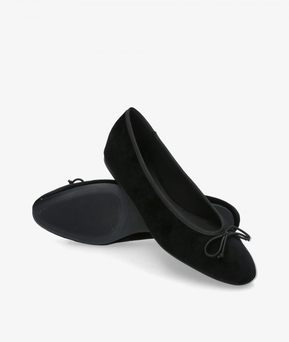 Bailarinas CORINA M4565 en NEGRO TERCIOPELO Bailarinas CORINA M4565 en NEGRO TERCIOPELO