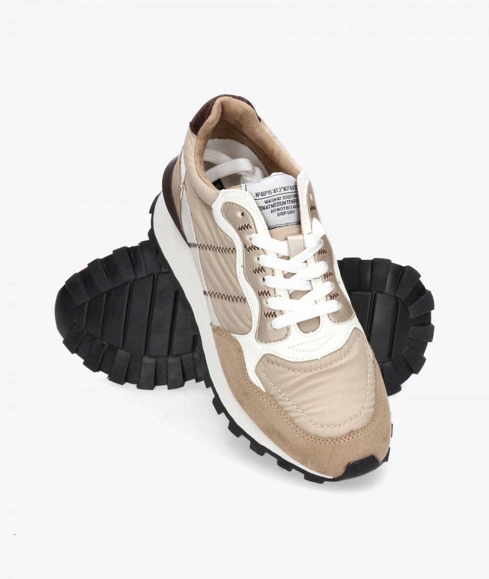 Deportivos CORINA  M4545 en beige Deportivos CORINA  M4545 en beige
