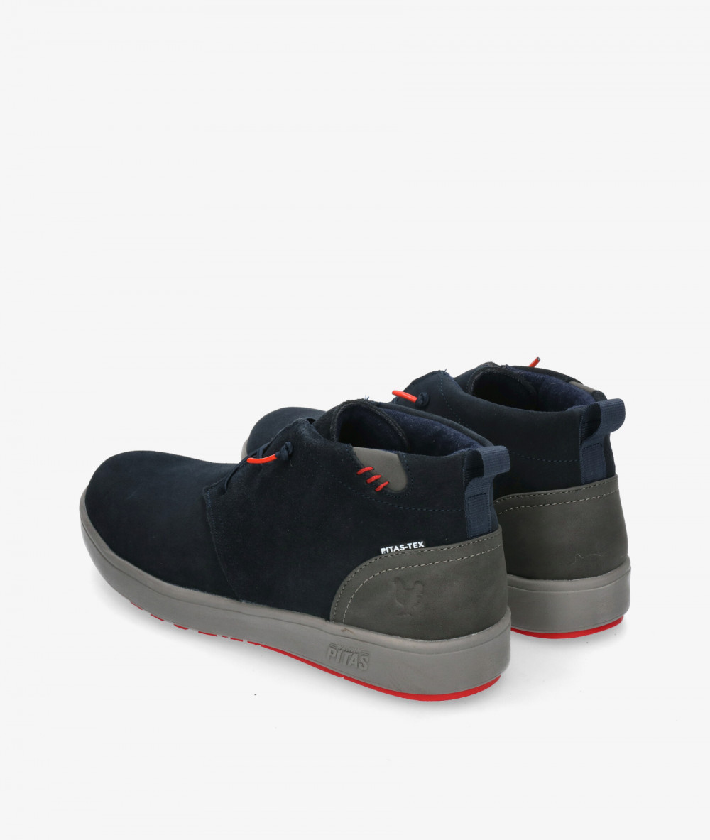 Botas Walk in Pitas JAYA en serraje azul