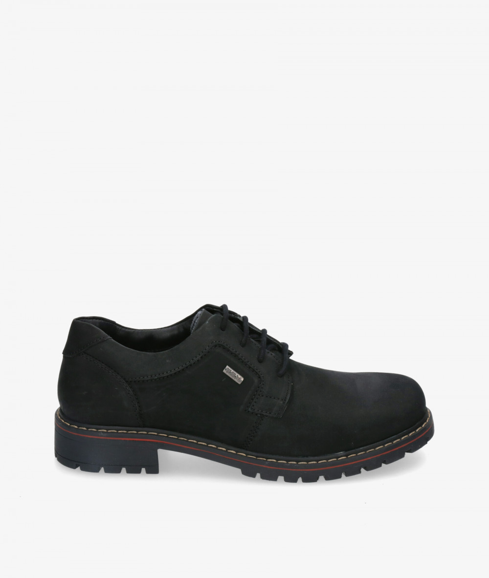 Zapatos casual St. Gallen CITY-01 en nobuck negro Zapatos casual St. Gallen CITY-01 en nobuck negro