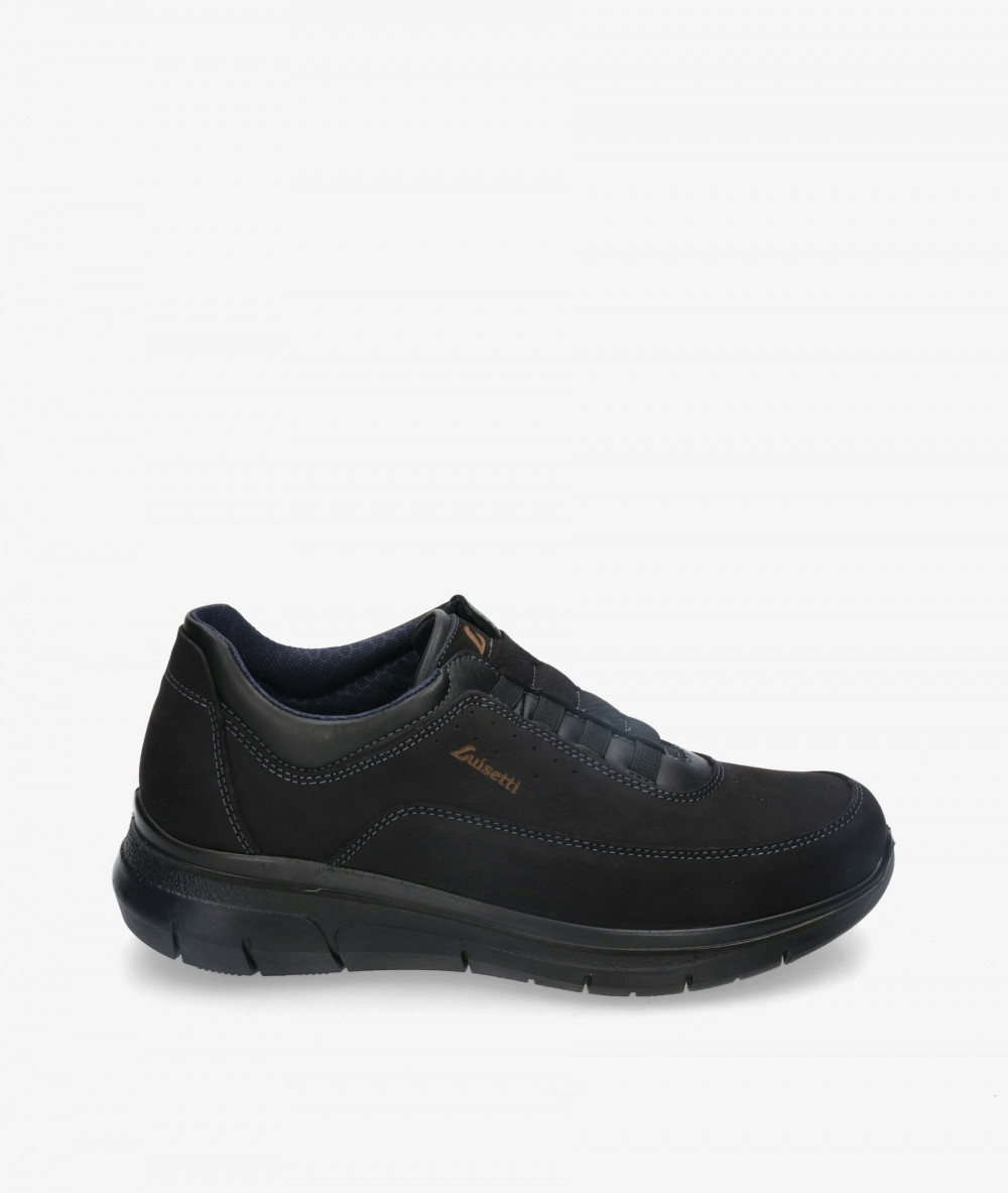 Zapatos casual LUISETTI 36101 NO en nobuck negro Zapatos casual LUISETTI 36101 NO en nobuck negro