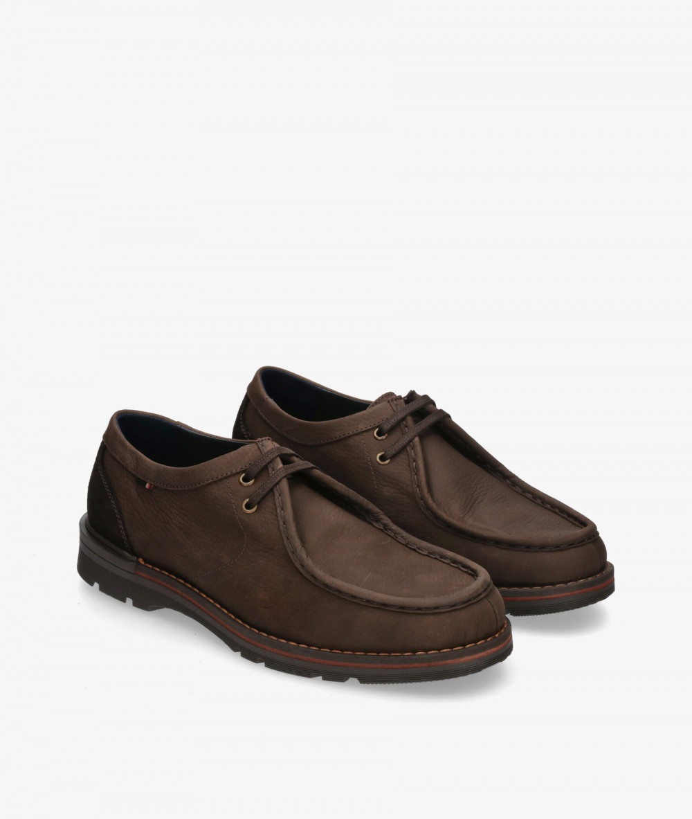 Zapatos casual Traveris 58308 en nobuck marrón Zapatos casual Traveris 58308 en nobuck marrón
