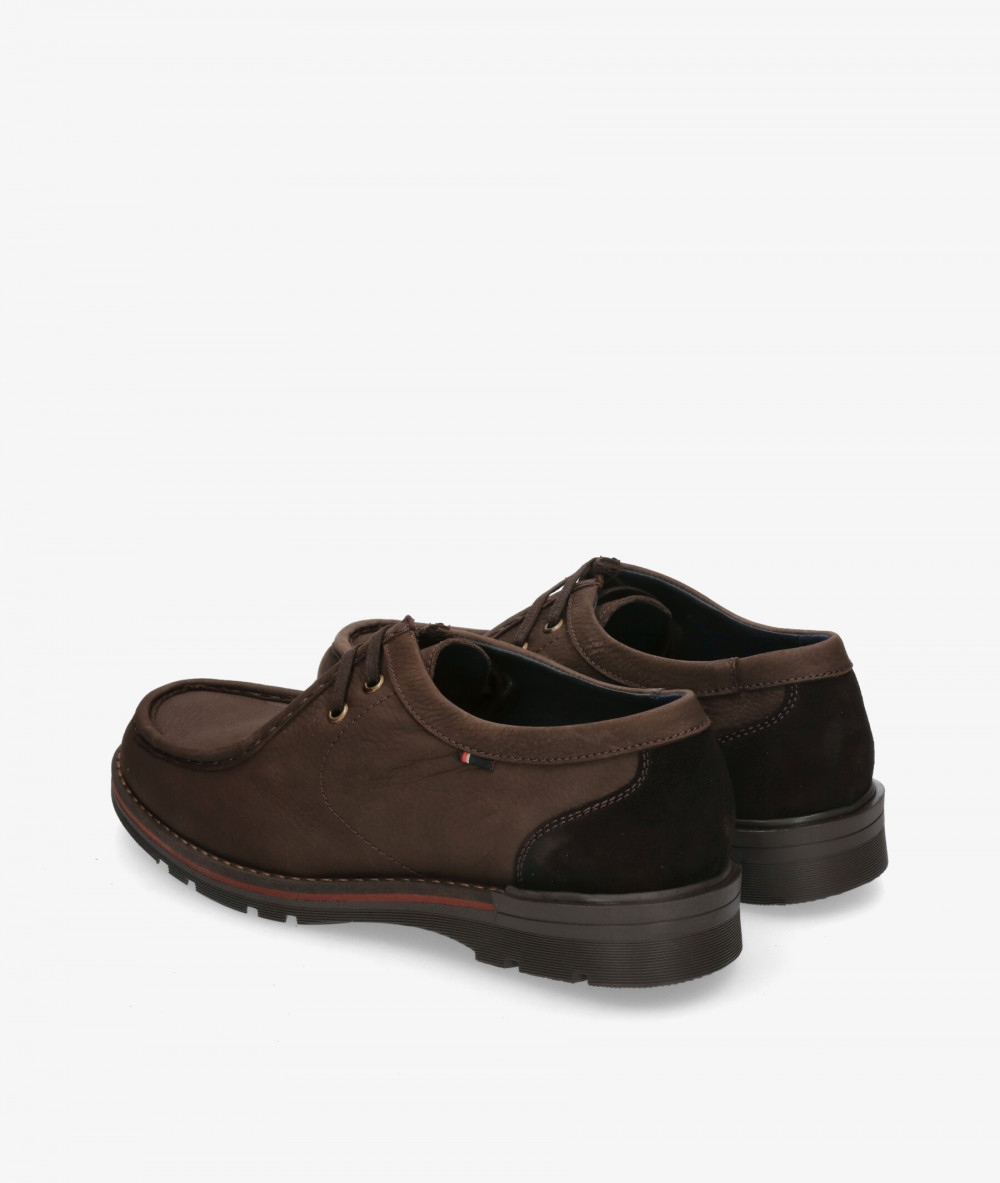 Zapatos casual Traveris 58308 en nobuck marrón Zapatos casual Traveris 58308 en nobuck marrón