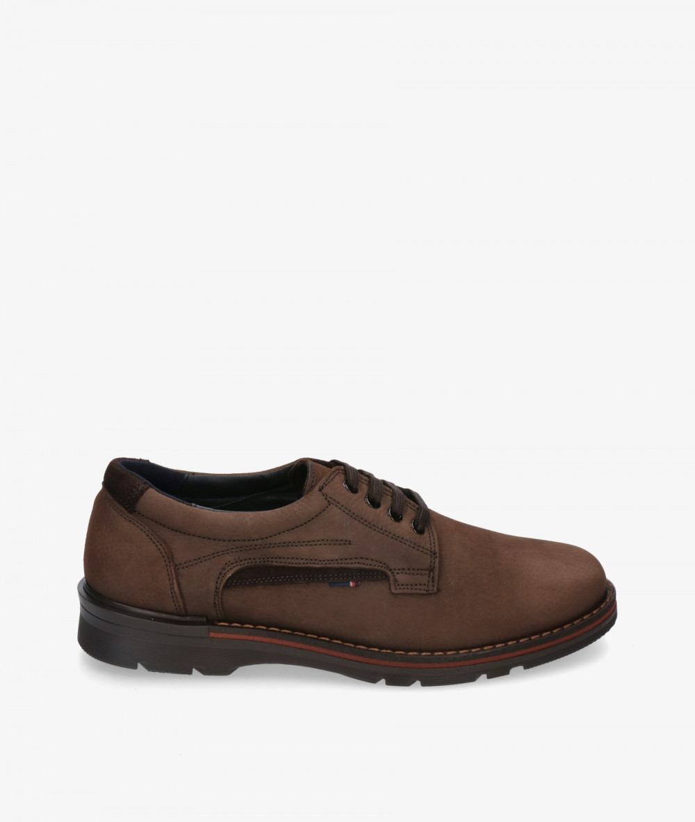 Zapatos casual Traveris 58105 en nobuck marrón Zapatos casual Traveris 58105 en nobuck marrón