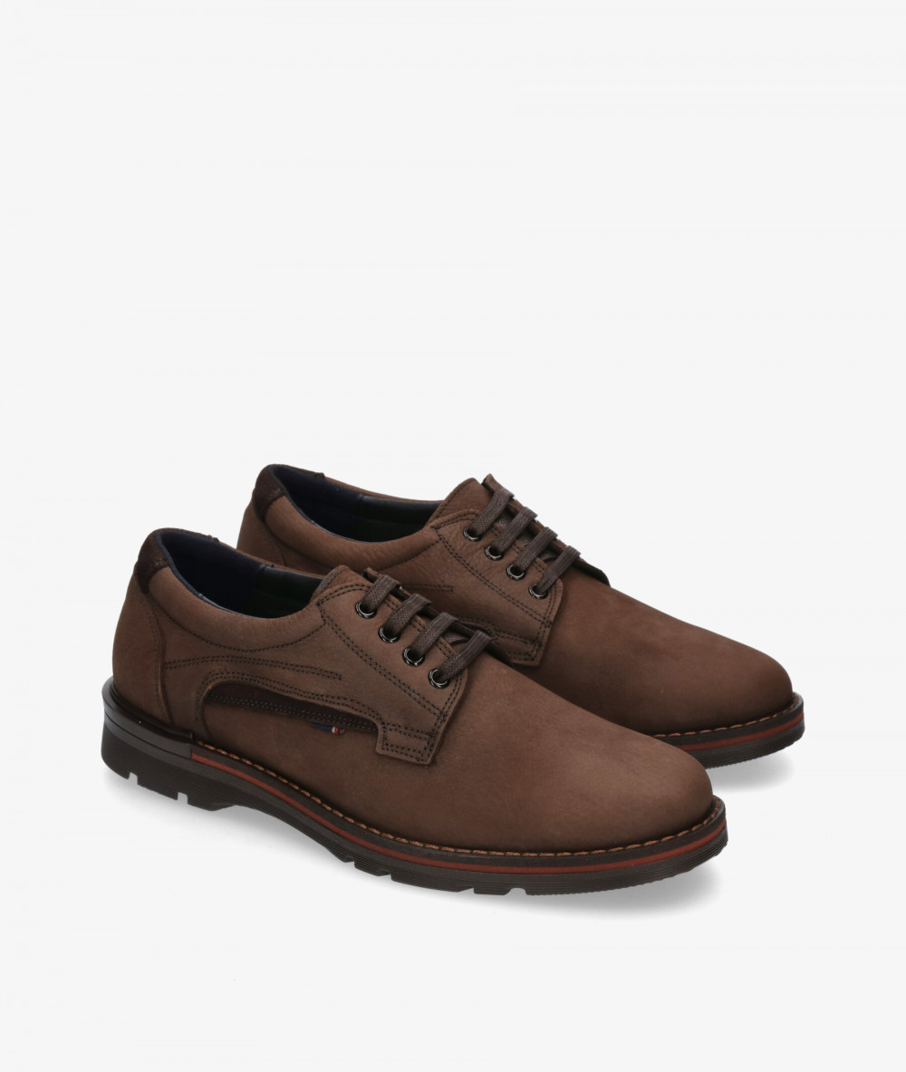 Zapatos casual Traveris 58105 en nobuck marrón Zapatos casual Traveris 58105 en nobuck marrón