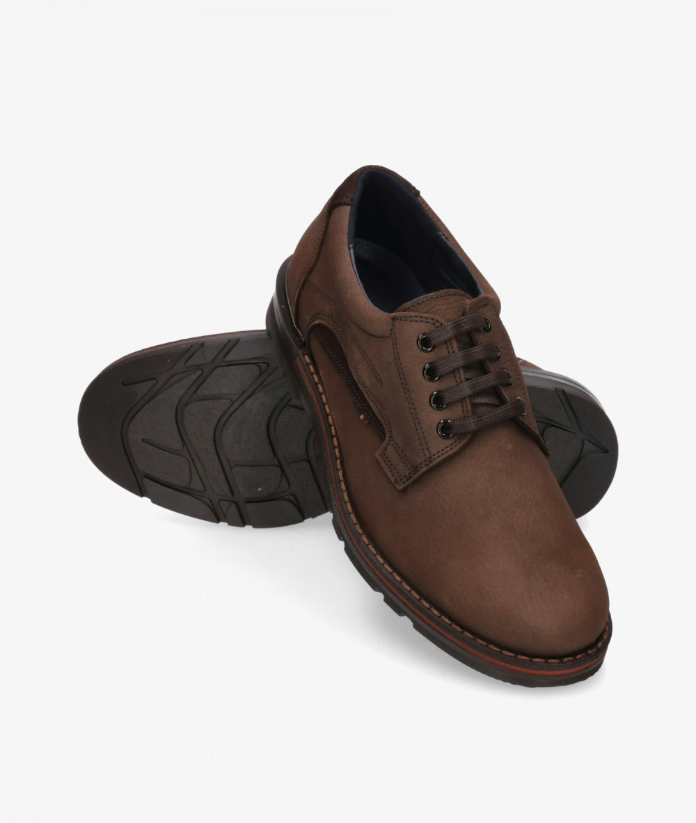 Zapatos casual Traveris 58105 en nobuck marrón Zapatos casual Traveris 58105 en nobuck marrón