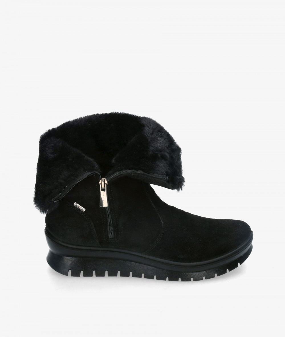 Botines Igi&Co  6658722 en serraje negro Botines Igi&Co  6658722 en serraje negro