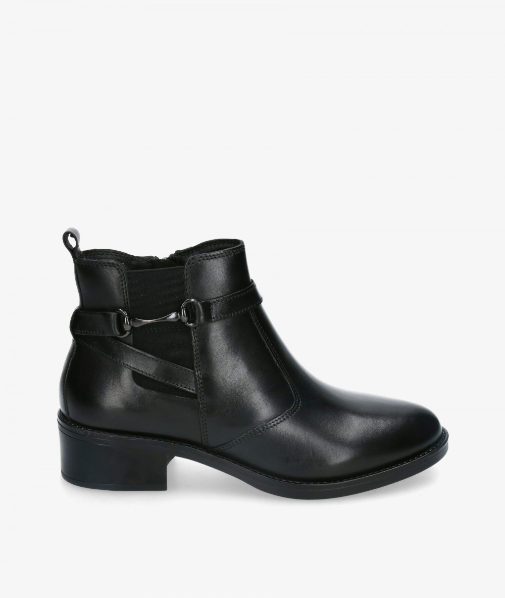 Botines Traveris LOR14-2744 en negro