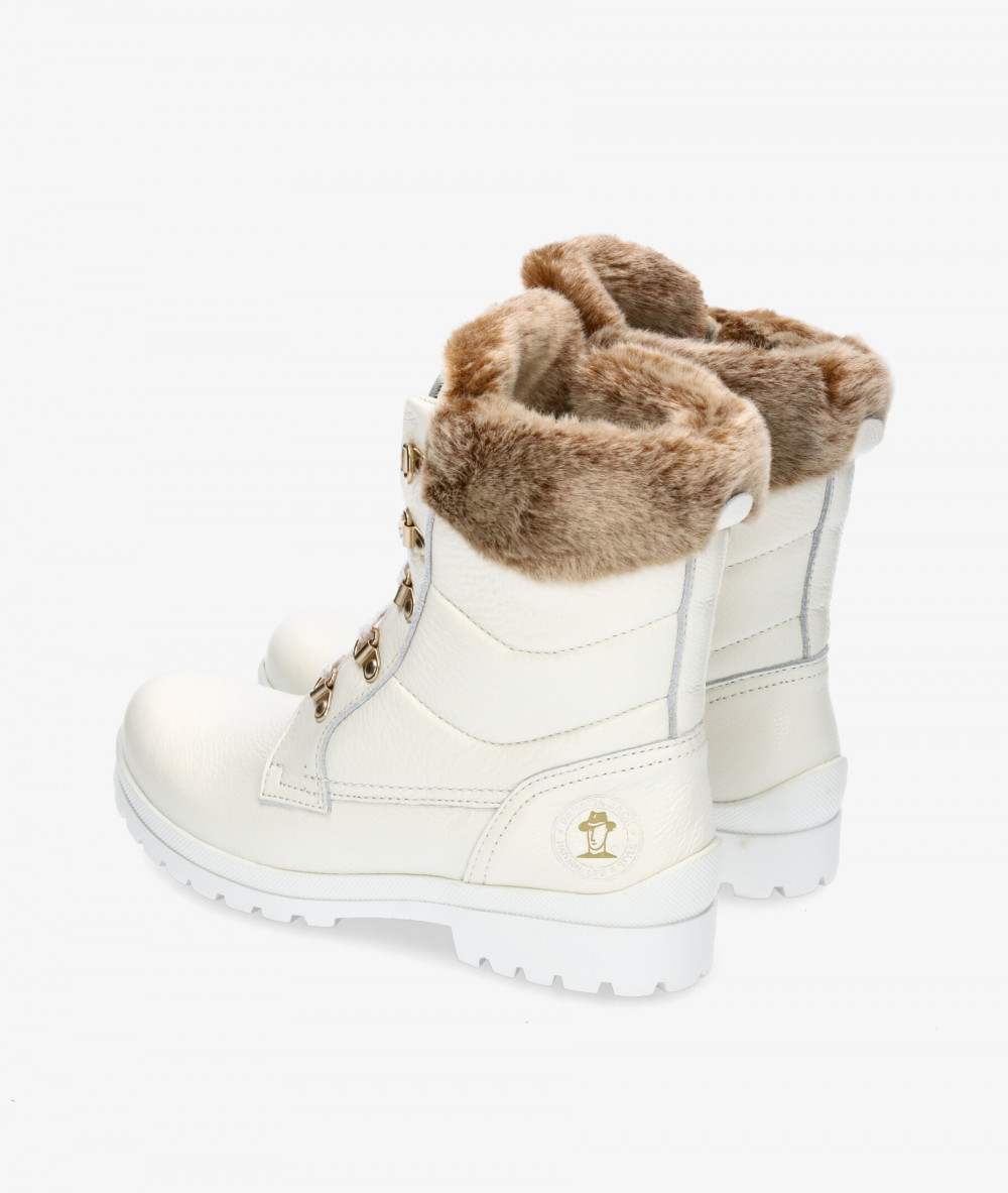 Botines Panamá Jack  TUSCANI B27 en blanco Botines Panamá Jack  TUSCANI B27 en blanco