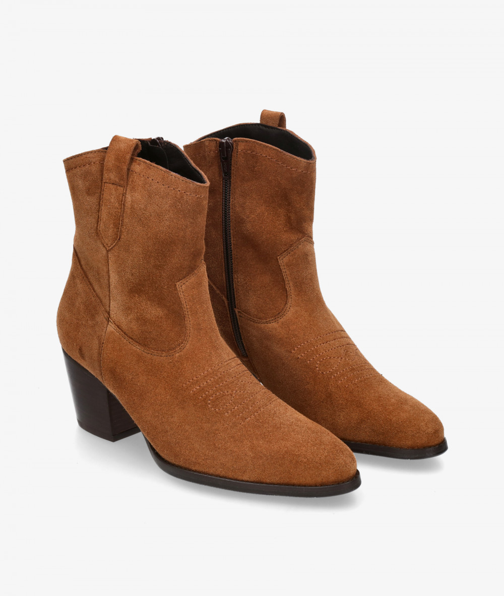 Kénnebec Ankle boots  671 in leather split suede Kénnebec Ankle boots  671 in leather split suede