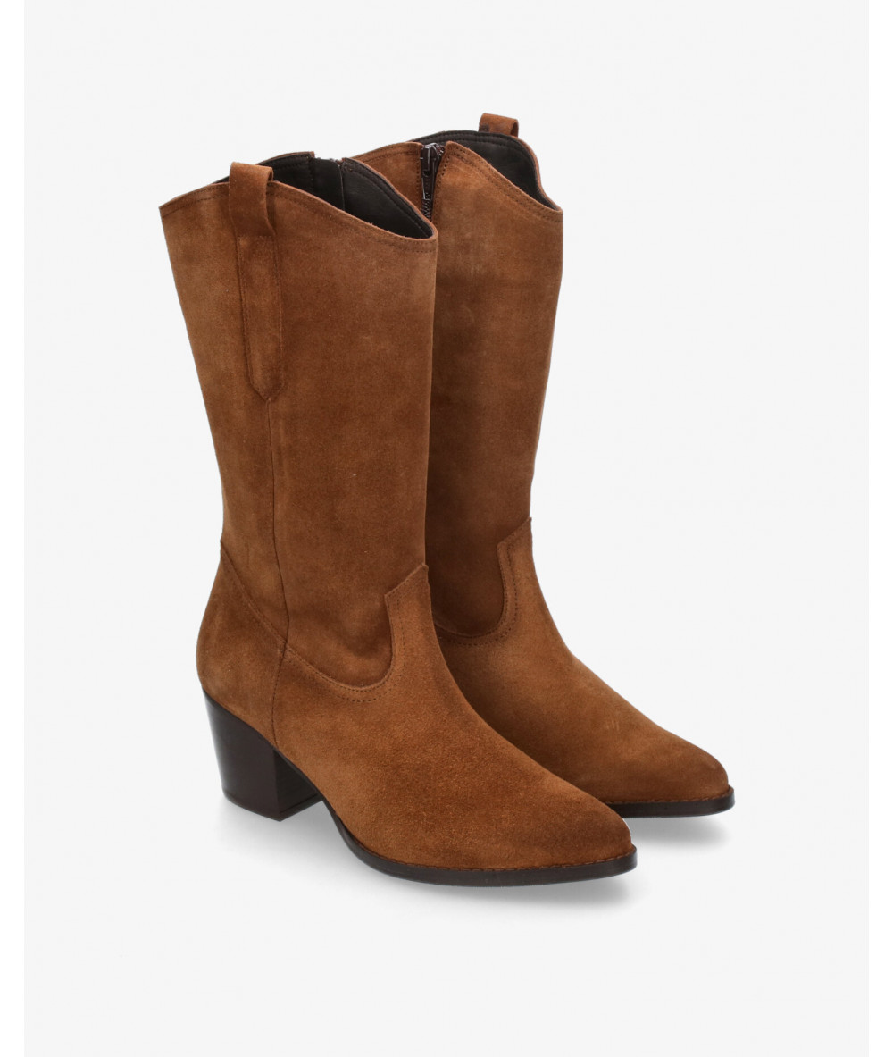 Kénnebec Boots  668 LISA in leather split suede Kénnebec Boots  668 LISA in leather split suede