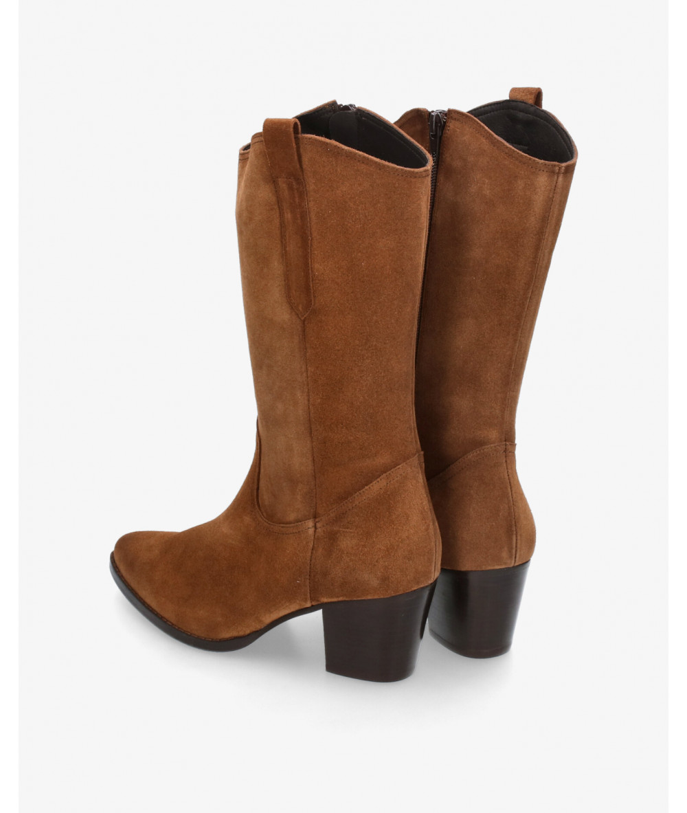 Kénnebec Boots  668 LISA in leather split suede Kénnebec Boots  668 LISA in leather split suede