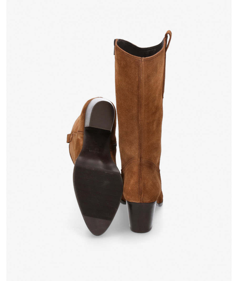 Kénnebec Boots  668 LISA in leather split suede Kénnebec Boots  668 LISA in leather split suede