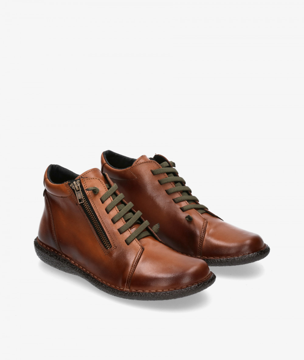 Botines Rhostock  13580 en cuero Botines Rhostock  13580 en cuero