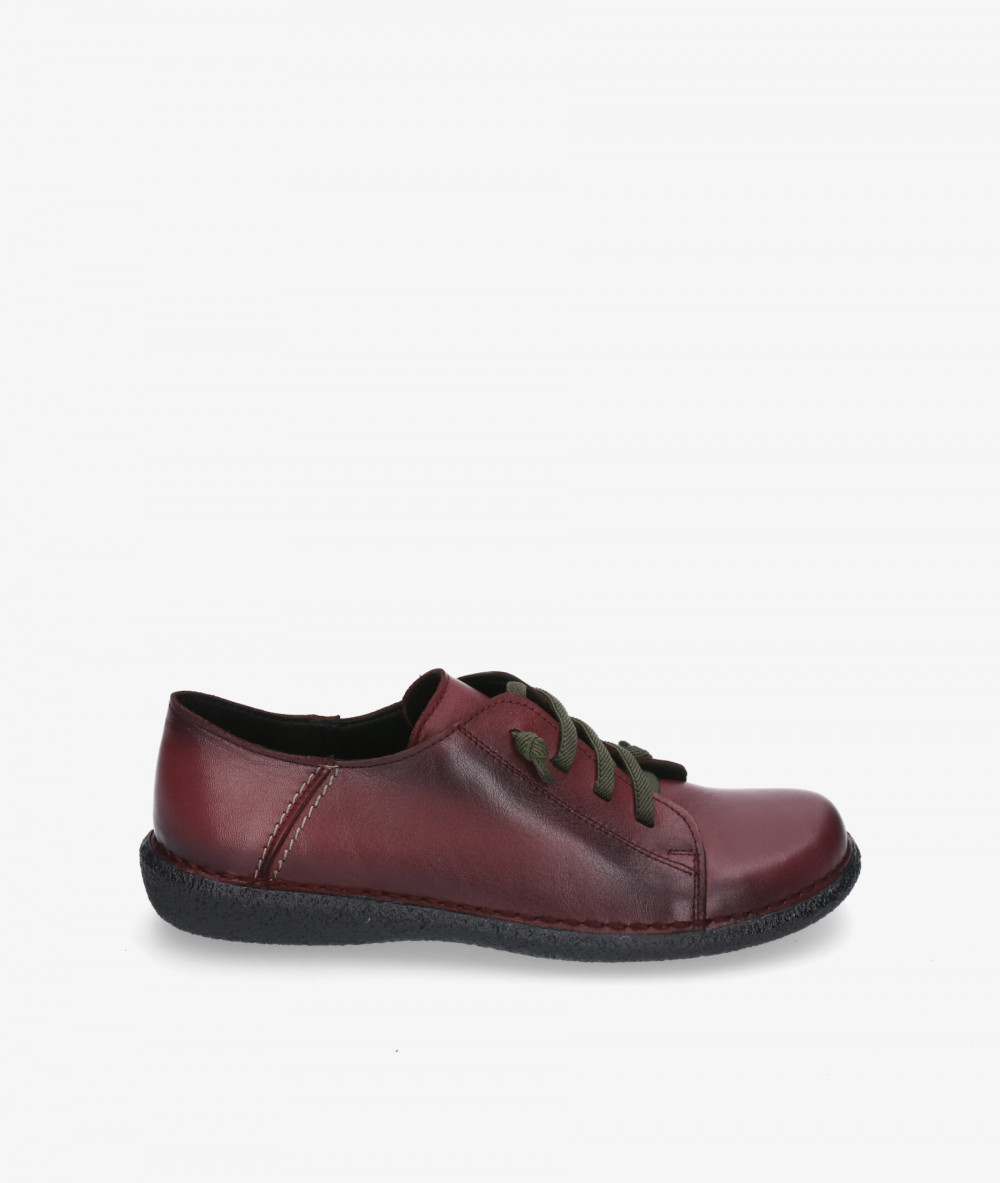 Rhostock everyday low heels shoes 4008 in burgundy
