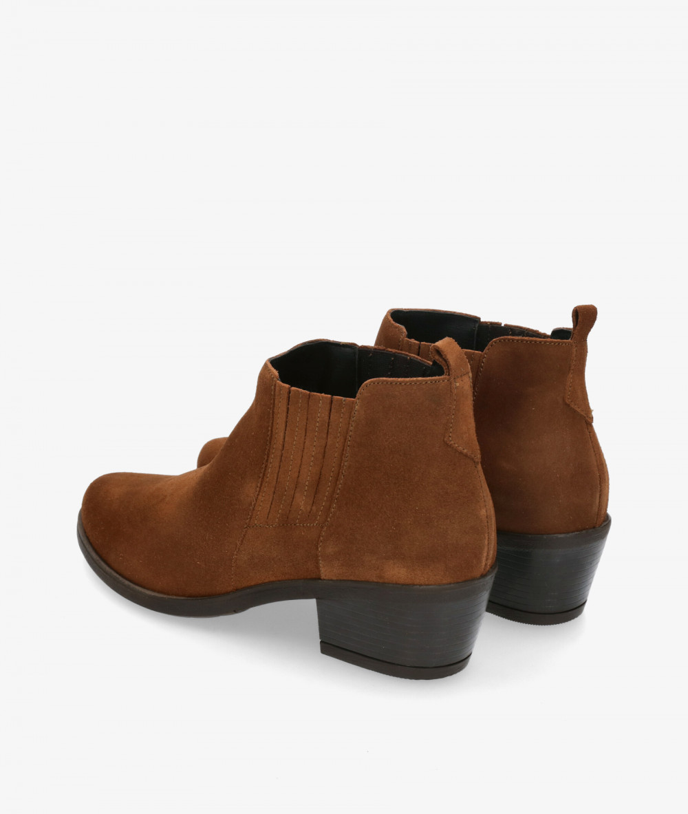 Botines Funny Lola  3450 en serraje cuero Botines Funny Lola  3450 en serraje cuero