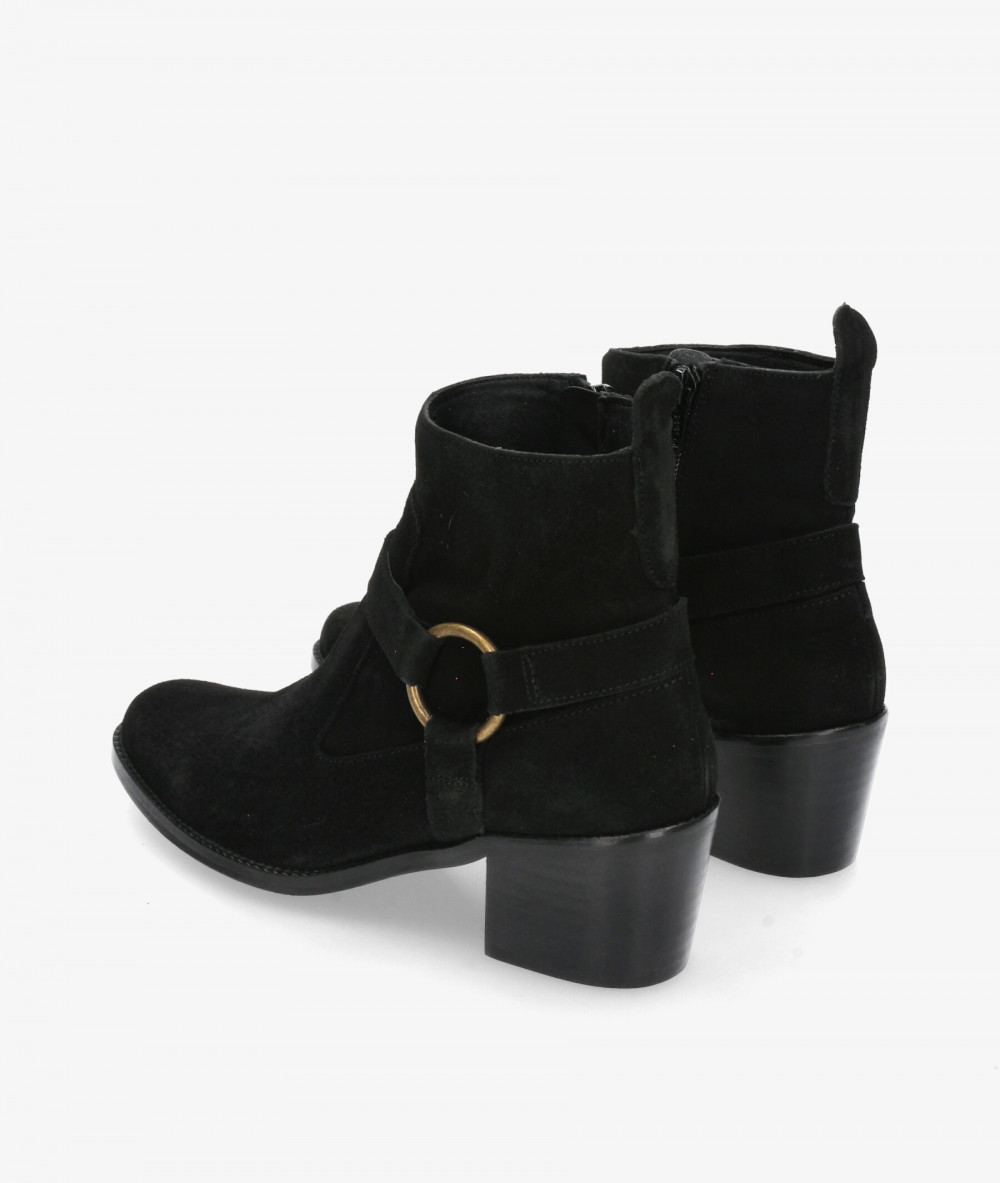 Botines bloom&you  ELENA en serraje negro Botines bloom&you  ELENA en serraje negro