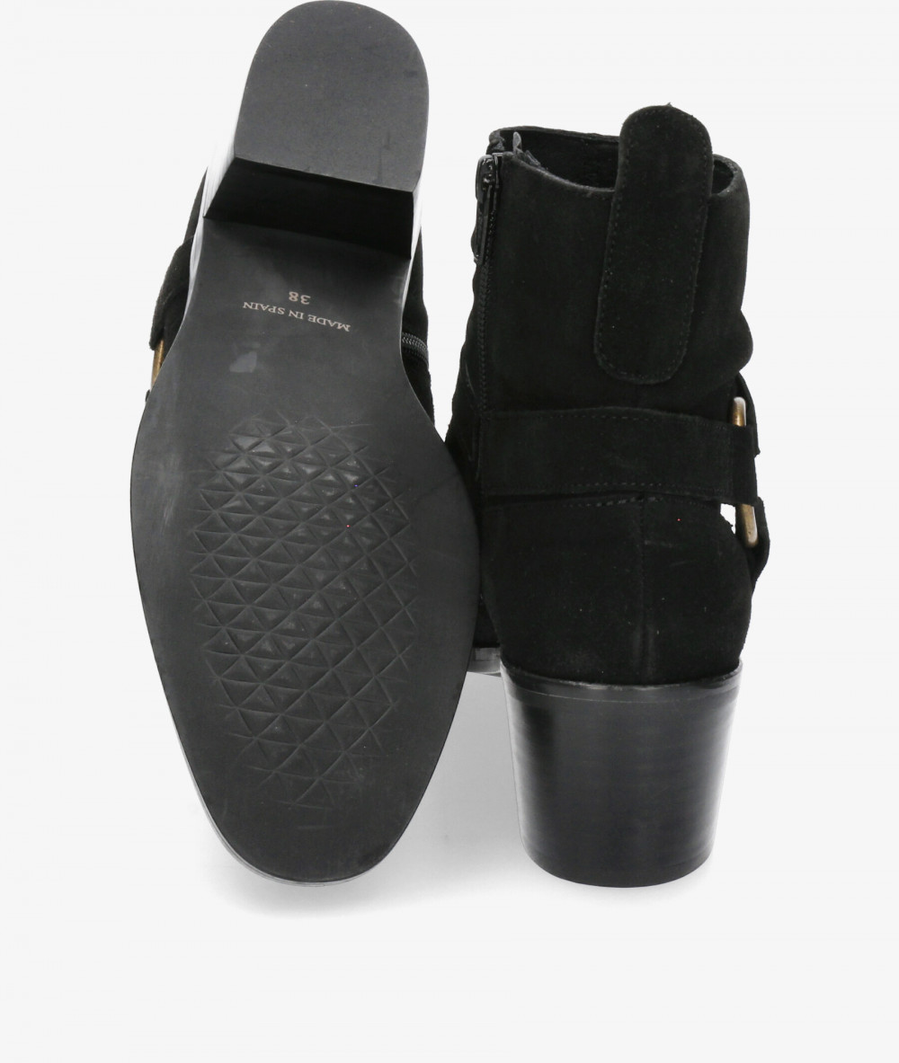 Botines bloom&you  ELENA en serraje negro Botines bloom&you  ELENA en serraje negro