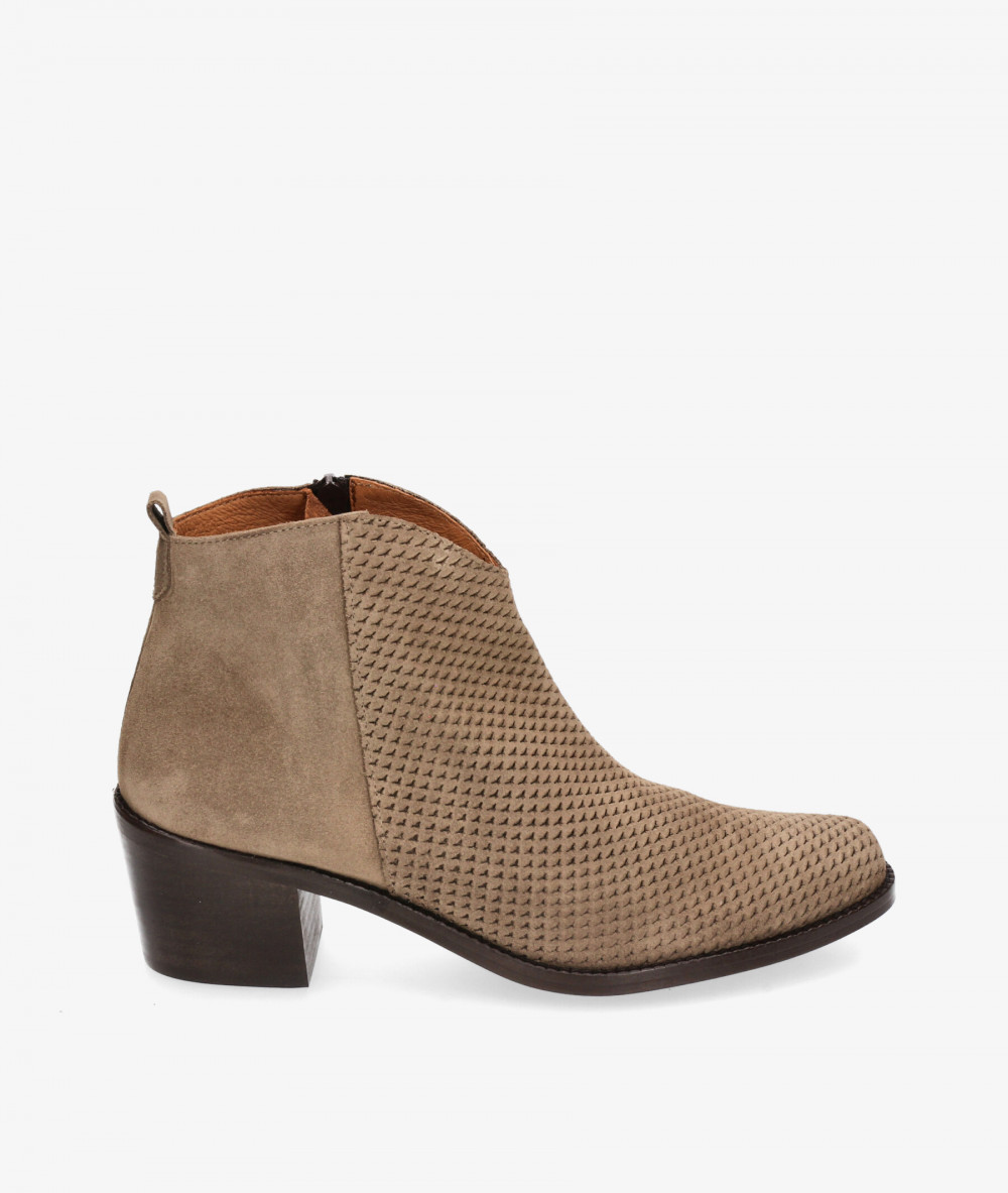 Botines bloom&you  NICOLE en serraje taupe Botines bloom&you  NICOLE en serraje taupe