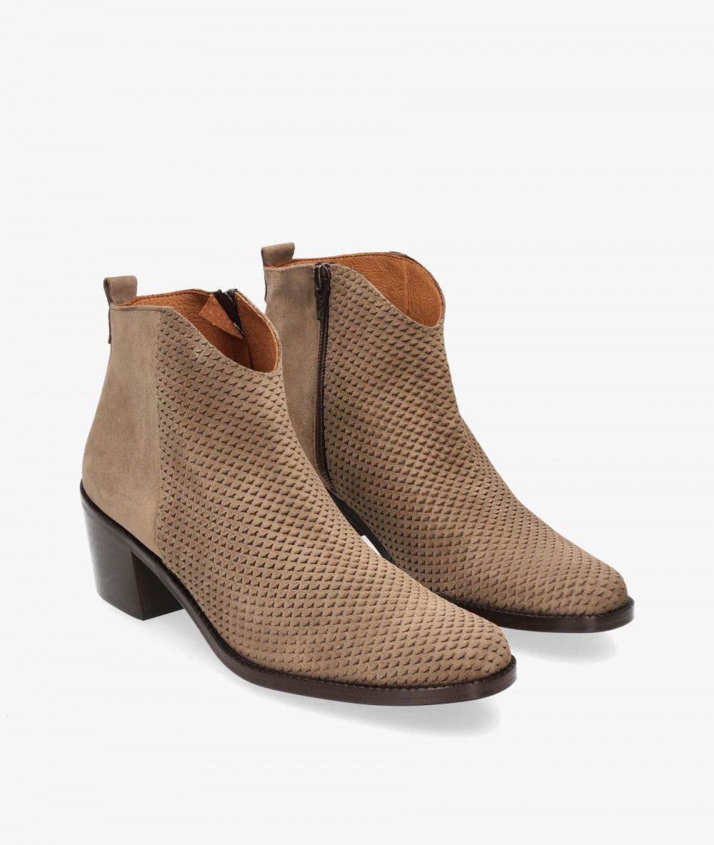 Botines bloom&you  NICOLE en serraje taupe Botines bloom&you  NICOLE en serraje taupe