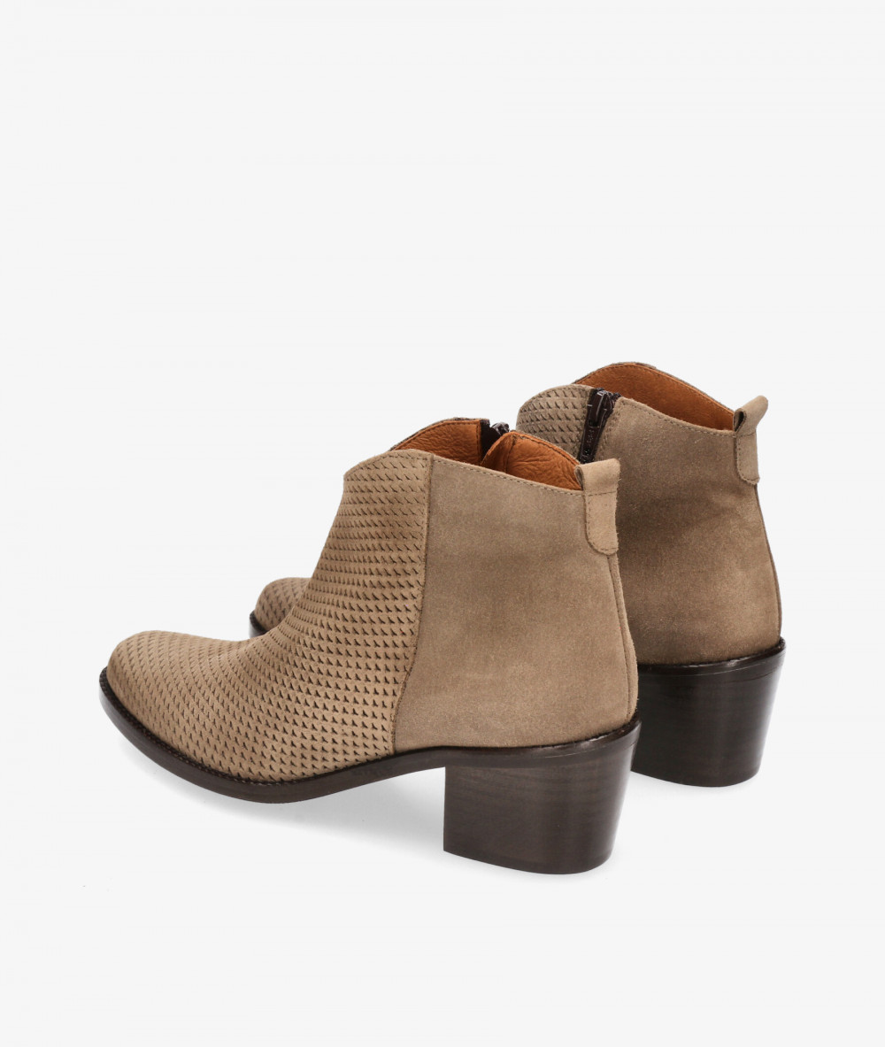 Botines bloom&you NICOLE en serraje taupe