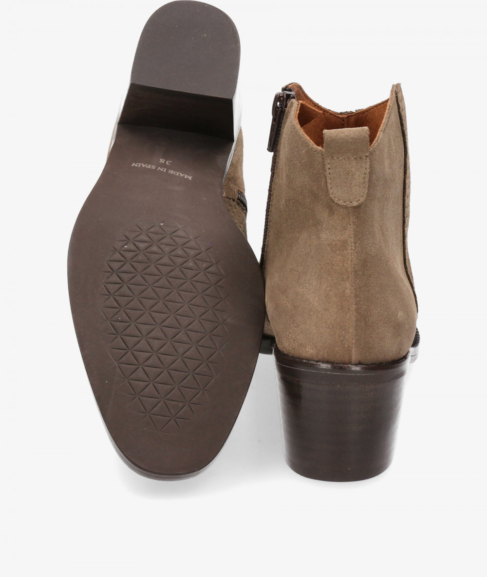 Botines bloom&you NICOLE en serraje taupe