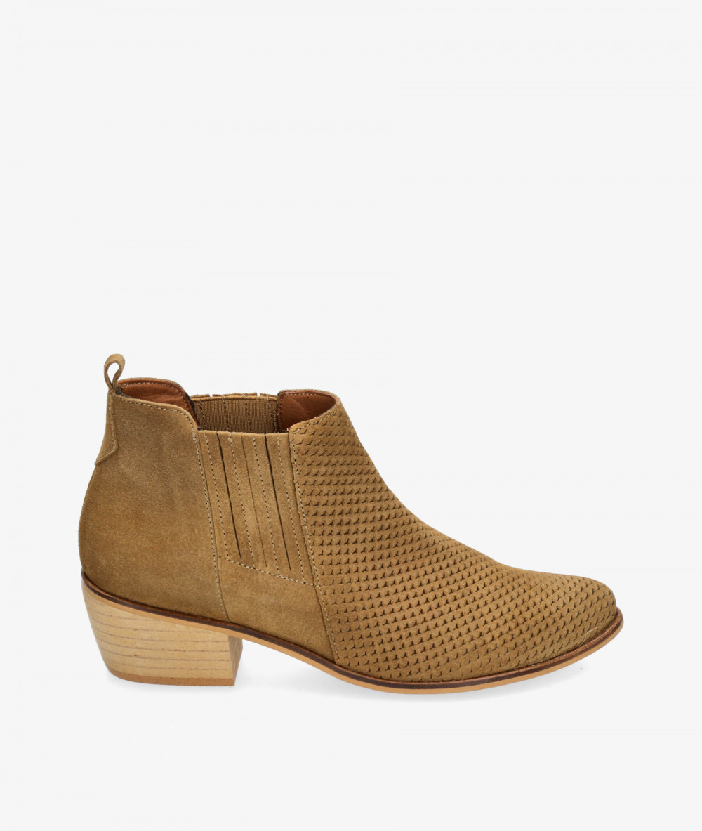 Botines bloom&you  ATENEA en serraje camel Botines bloom&you  ATENEA en serraje camel