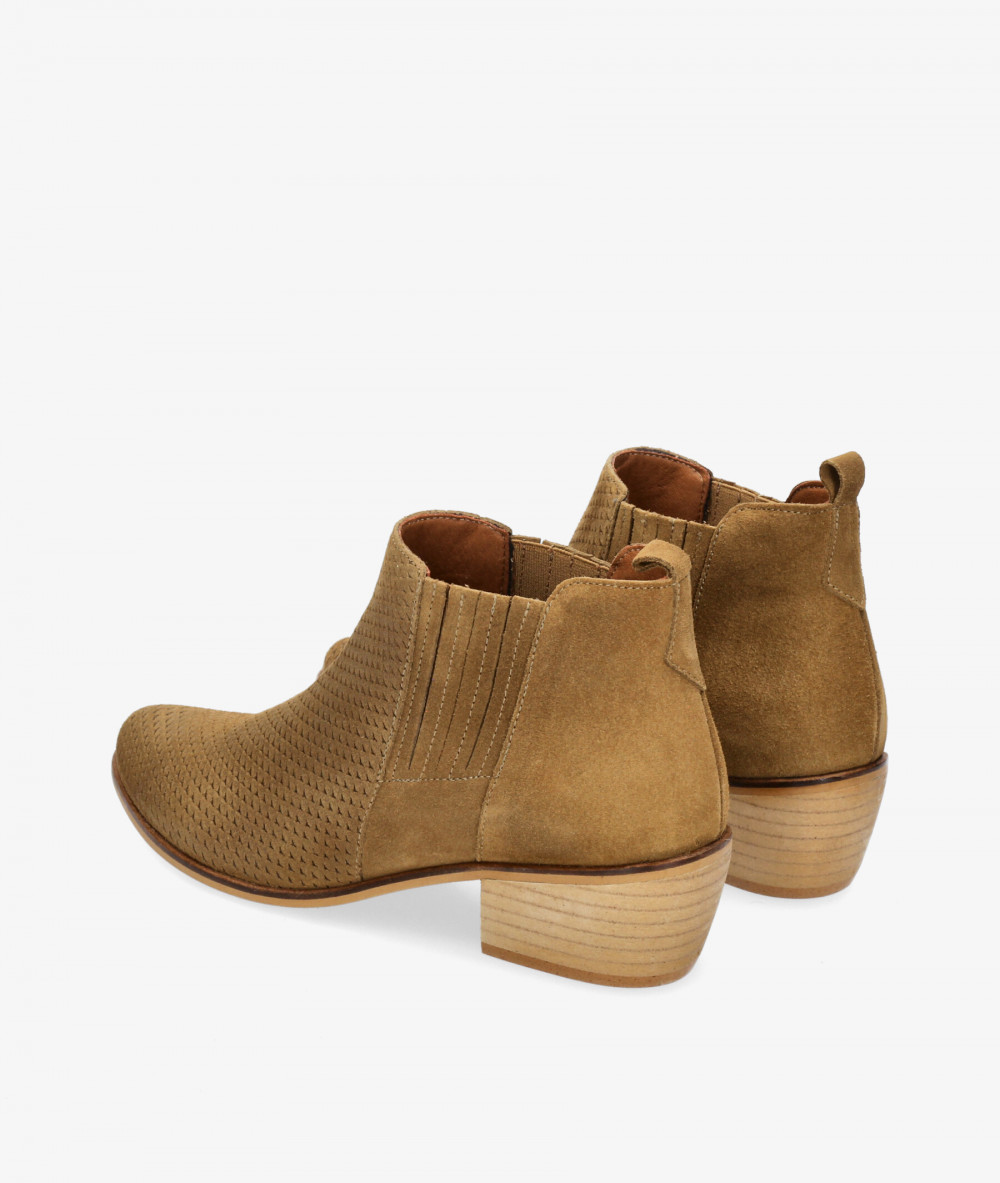 Botines bloom&you  ATENEA en serraje camel Botines bloom&you  ATENEA en serraje camel