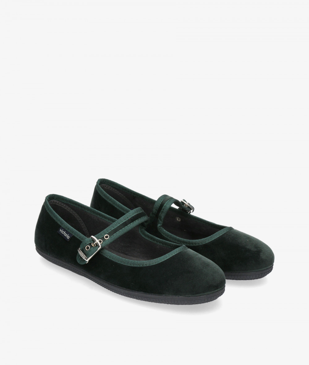 Victoria Ballerinas 104913 in VERDE TERCIOP Victoria Ballerinas 104913 in VERDE TERCIOP