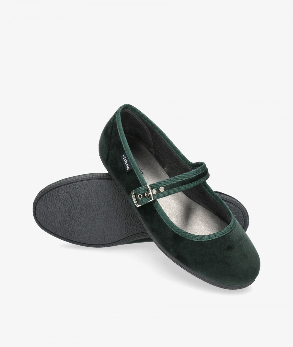 Victoria Ballerinas 104913 in VERDE TERCIOP Victoria Ballerinas 104913 in VERDE TERCIOP