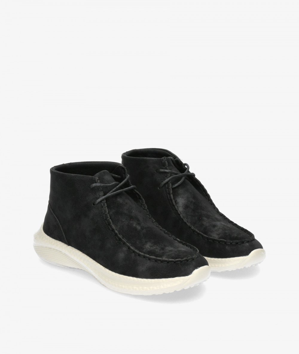 Botines EOLIGEROS RIVER en negro