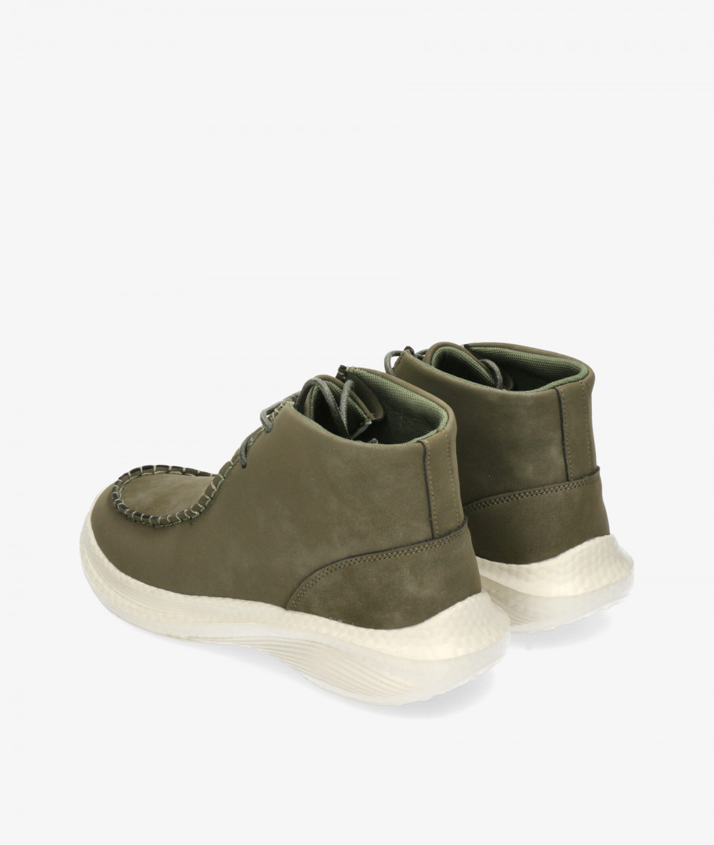 Botines EOLIGEROS RIVER en caki