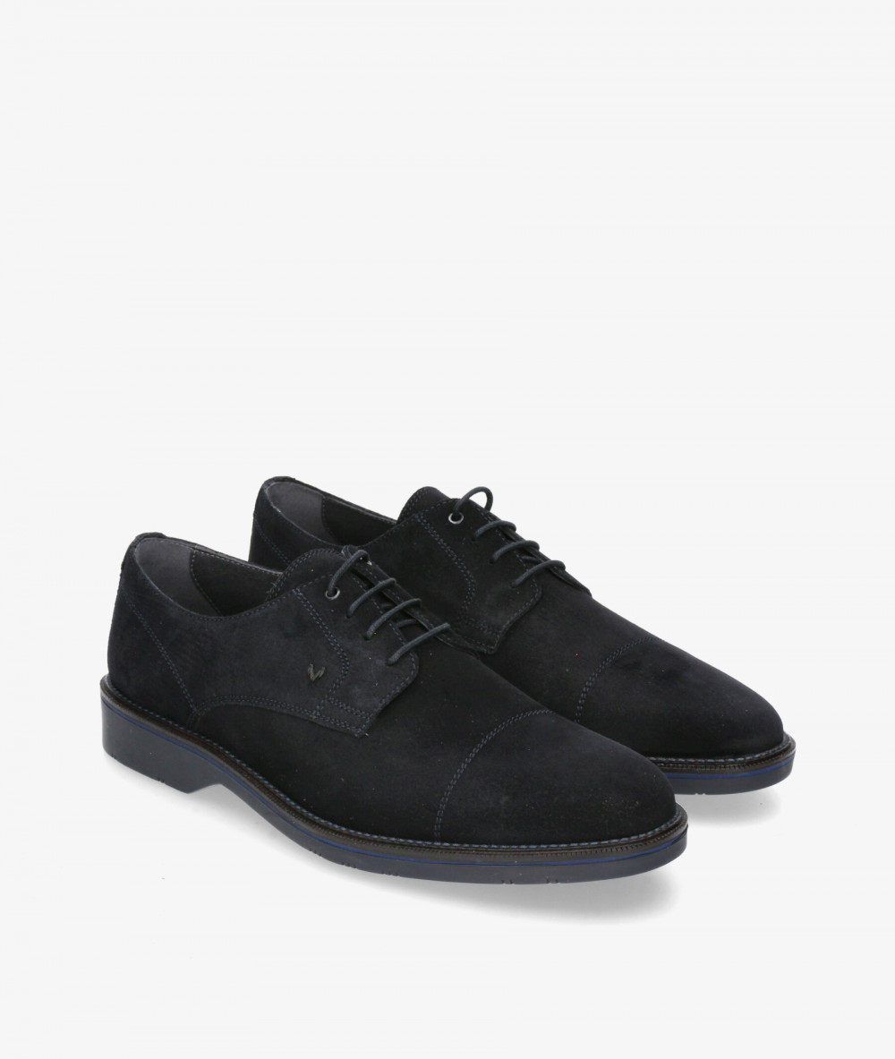 Zapatos de vestir MARTINELLI 1689-2885 en ante azul Zapatos de vestir MARTINELLI 1689-2885 en ante azul
