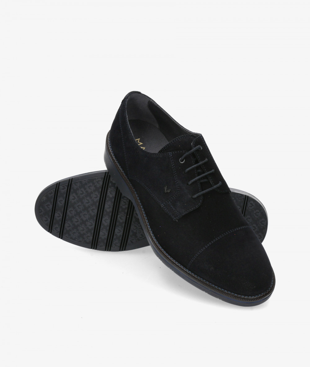 Zapatos de vestir MARTINELLI 1689-2885 en ante azul Zapatos de vestir MARTINELLI 1689-2885 en ante azul