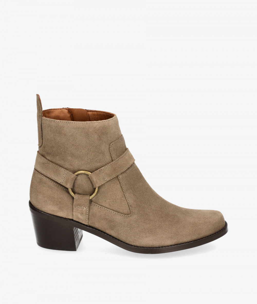 Botines bloom&you ELENA en serraje taupe