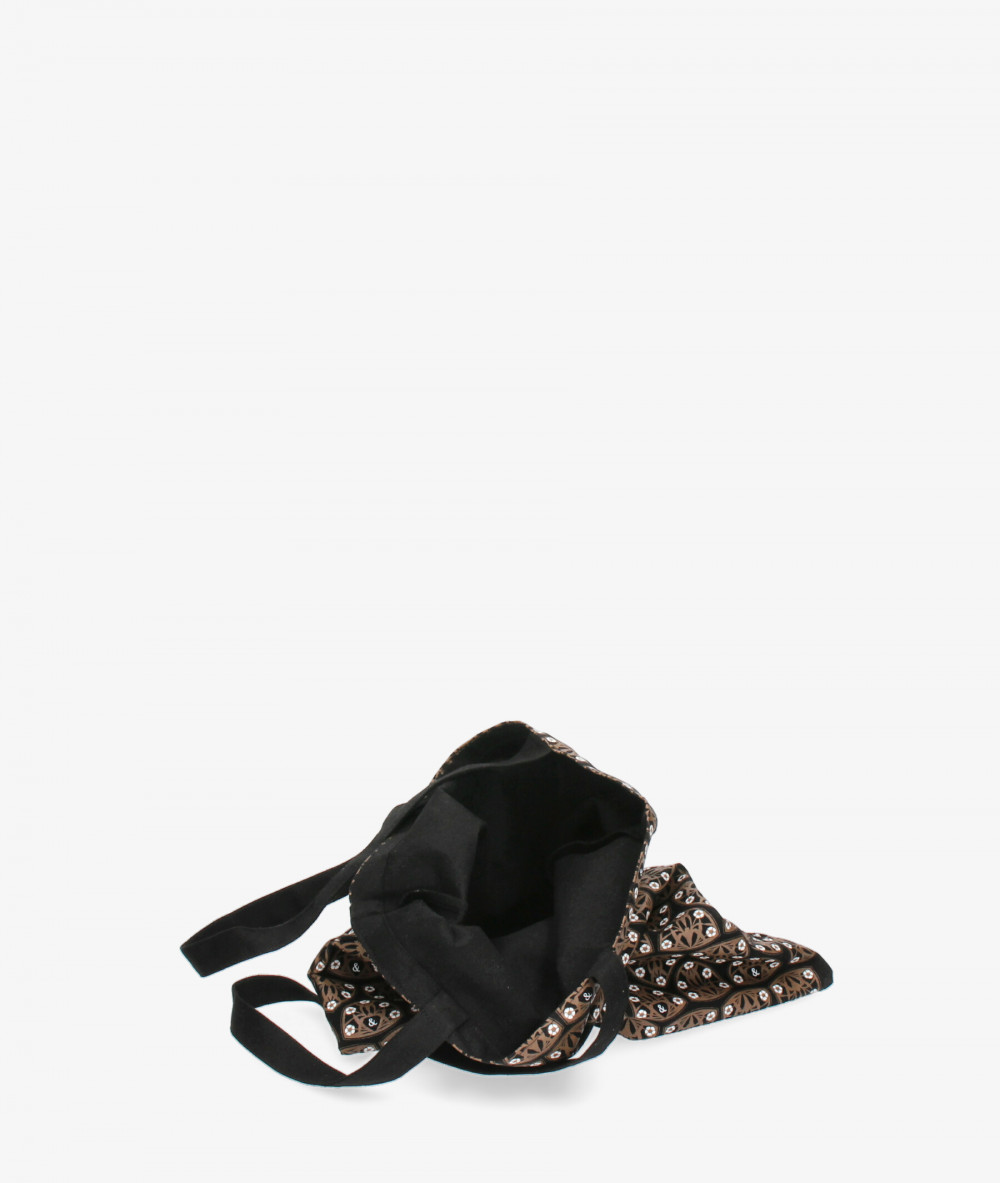 Bolso textil bloom&you ART DECO TOTE en negro