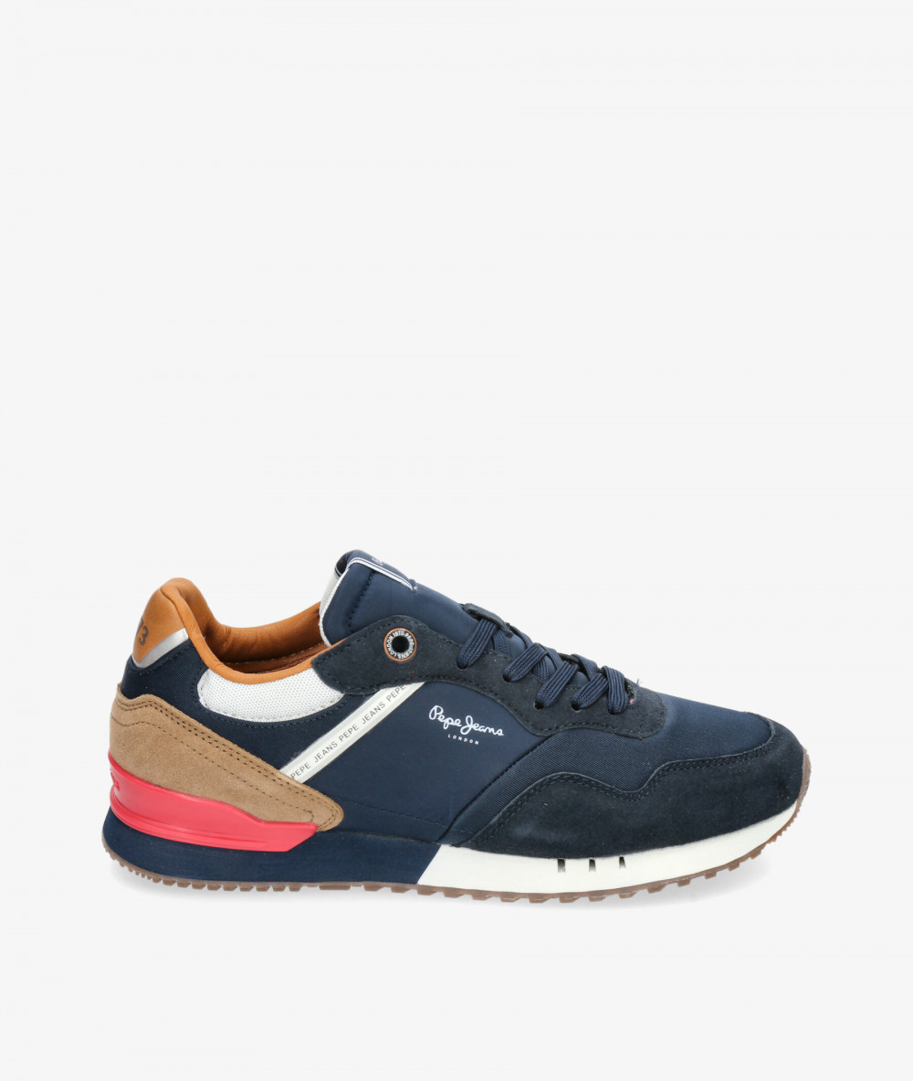 Deportivos Pepe Jeans  LONDON BRAND M en azul marino Deportivos Pepe Jeans  LONDON BRAND M en azul marino