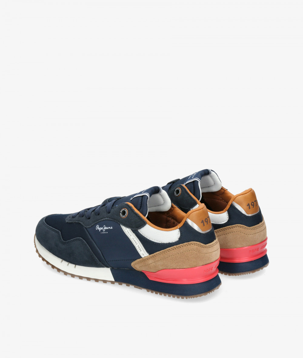 Deportivos Pepe Jeans  LONDON BRAND M en azul marino Deportivos Pepe Jeans  LONDON BRAND M en azul marino